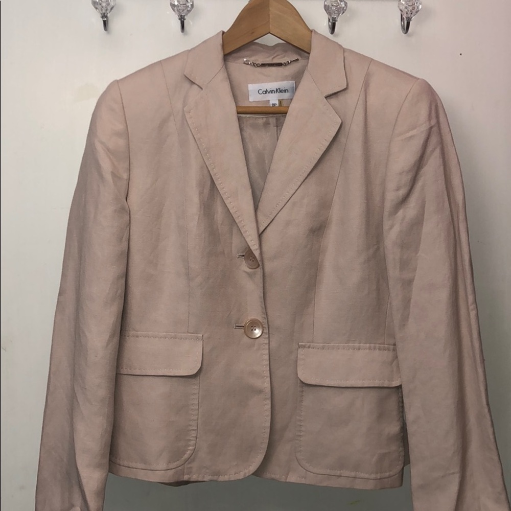 Calvin Klein Light Pink Pantsuit!